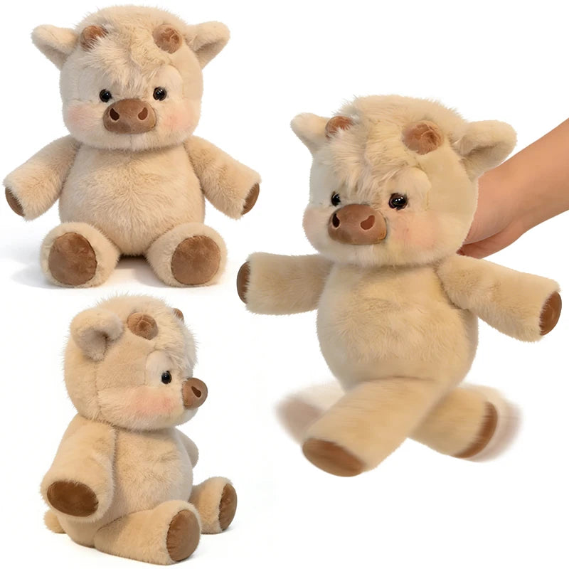 Plush Cow - Beige