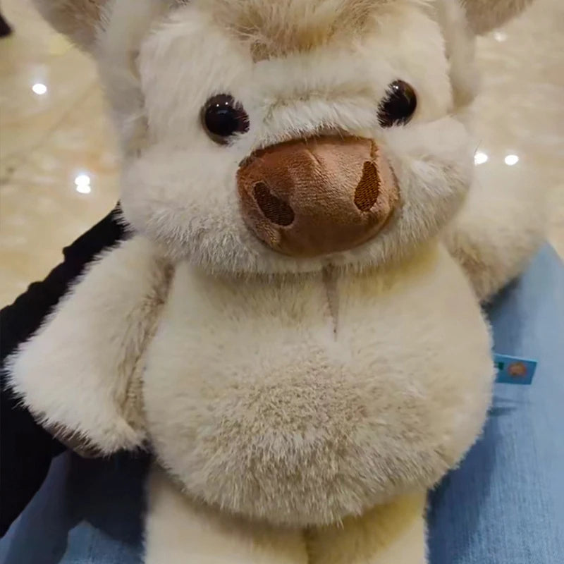 Plush Cow - Beige