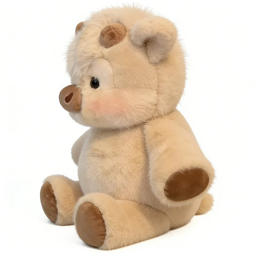 Plush Cow - Beige